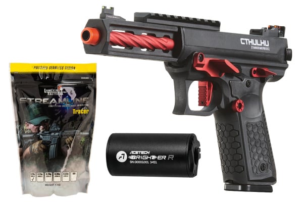 Tandemkross Officially Licensed Cthulu GBB Airsoft Pistol Tracer Combo