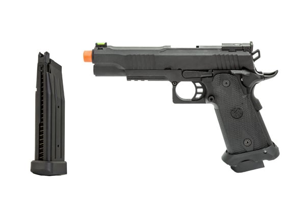 Dual Power Package #5 ft. KLI Dual Power Hi-Capa 5.1 Gas Blowback Airsoft Pistol ( Black )