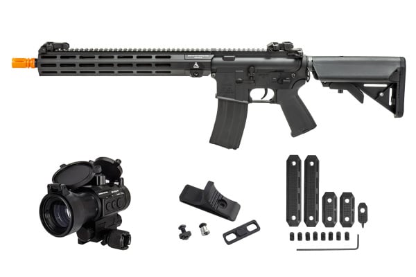 Ferfrans Fully Licensed IAR W/ 14" MLOK Rail M4 AEG Field Ready Combo V2