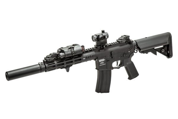 Lancer Tactical Archon 9" M-LOK Proline Series M4 Airsoft Rifle Field Ready Combo (Black)