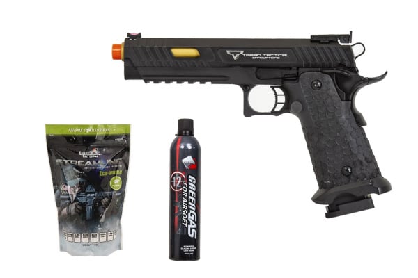 Gassed Up Player Package #10 ft. JAG Arms Taran Tactical Innovation Combat Master Gas Blowback Airsoft Pistol