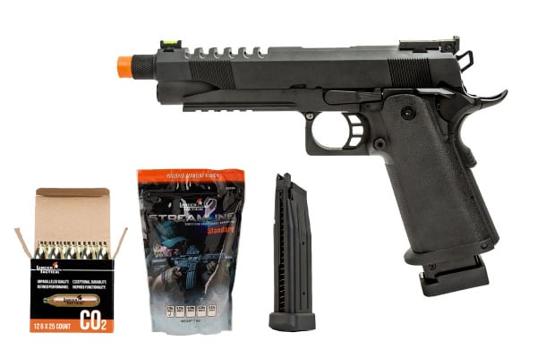 JAG Arms CO2 Hi-Capa 5.1 Gas Blowback Dual Power Airsoft Pistol Magazine Combo V2