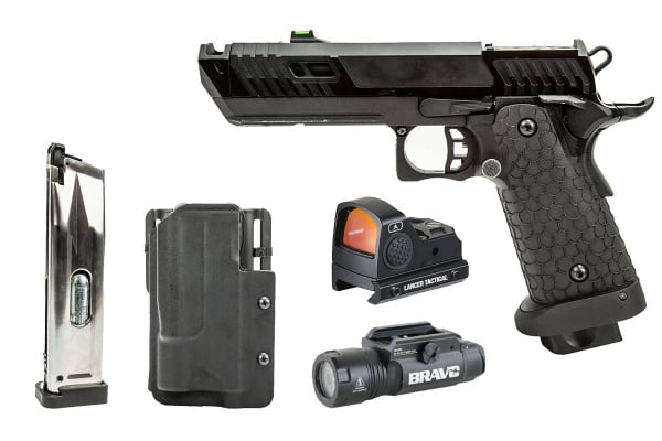 KLI Hicapa Baba Yaga 2 CO2 Blowback Airsoft Pistol Field Ready Combo V11