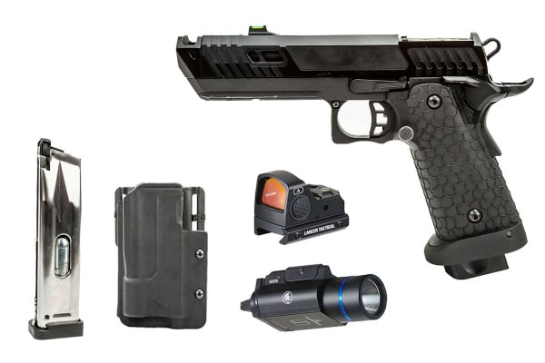 KLI Hicapa Baba Yaga 2 CO2 Blowback Airsoft Pistol Field Ready Combo V22