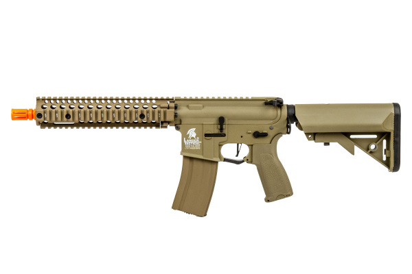 Lancer Tactical MK18 LT-31TA-G2-E Hybrid ETU & METAL RAILS Gen 2 M4 AEG ( Tan )