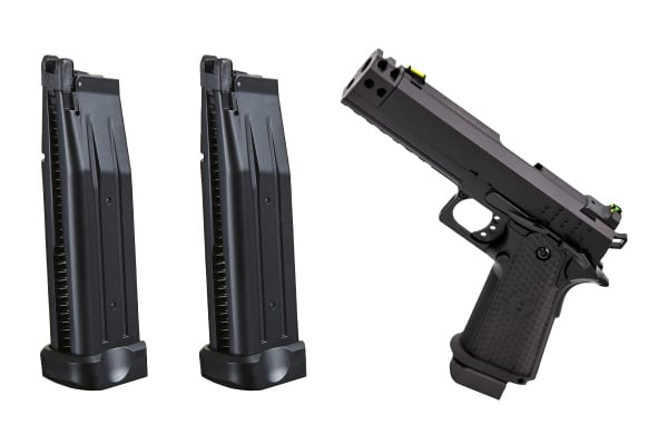 Raven HEX-Comp Full Metal GBB Hi-Capa Magazine Combo (Black)