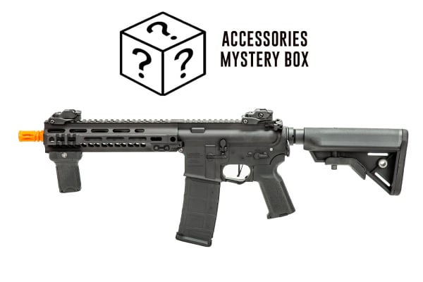 ACCESSORIES MYSTERY BOX W/ MAYO GANG MGC4 MK1 FULL METAL M4 AEG W/ ETU AIRSOFT RIFLE