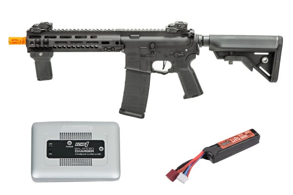 MGC4 FULL METAL M4 AEG W/ ETU AIRSOFT RIFLE BATTERY & CHARGER COMBO