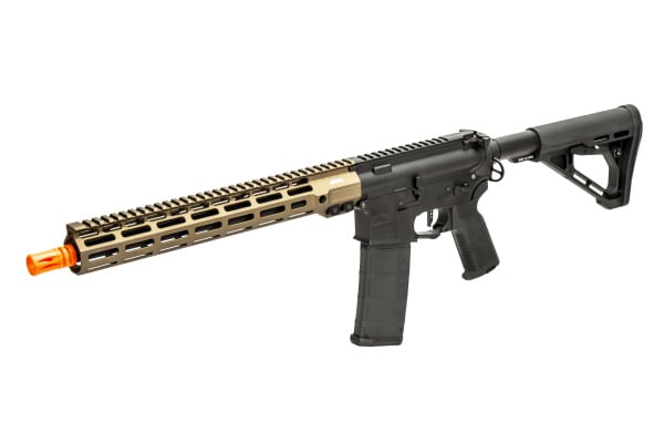 MGC4 MK2 Full Metal M4 AEG W/ ETU Airsoft Rifle & Tokyo Marui U.S. M9 GBB Airsoft Pistol Combo (Black & Bronze)