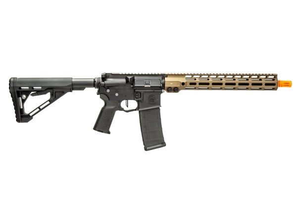 MGC4 MK2 Full Metal M4 AEG W/ ETU Airsoft Rifle & Tokyo Marui U.S. M9 GBB Airsoft Pistol Combo (Black & Bronze)