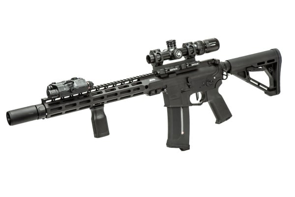 AIRSOFT GI CUSTOM MGC4 MK2 FULL METAL M4 AEG W/ ETU AIRSOFT RIFLE P+ (BLACK)