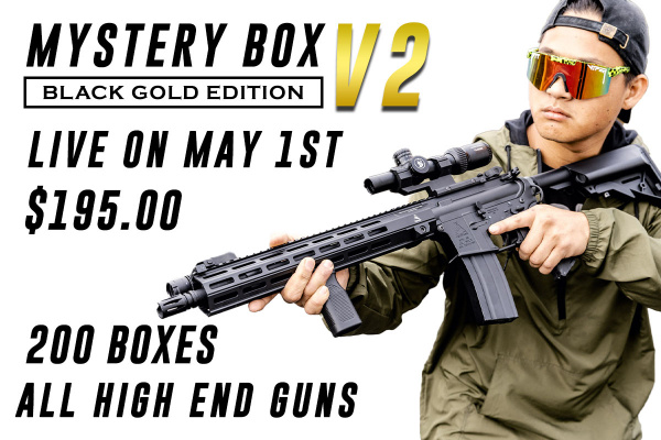 Airsoft GI Black & Gold Edition Mystery Box V2 W/ Free Shipping (ONLY 200 Boxes)