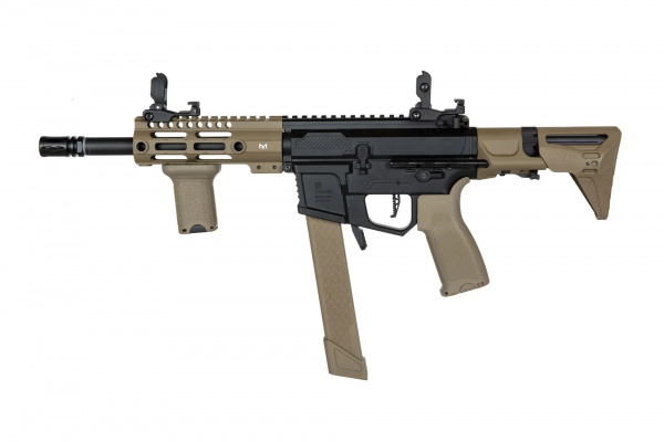 Specna Arms SA-X01 EDGE 2.0 Full Metal AEG Airsoft SMG (Tan & Black)