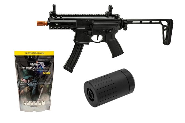 SIG Sauer ProForce Sportline MPX-K Airsoft AEG SMG Tracer Combo (Black)