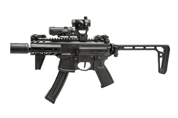 SIG Sauer ProForce Sportline MPX-K Airsoft AEG SMG Field Ready Combo V2 (Black)