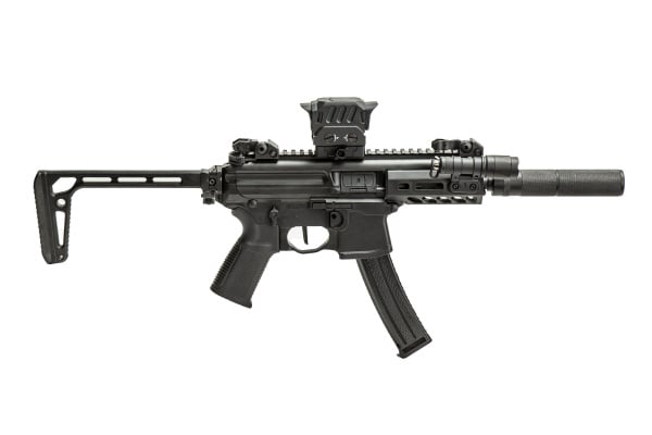 SIG Sauer ProForce Sportline MPX-K Airsoft AEG SMG Field Ready Combo V3 (Black)