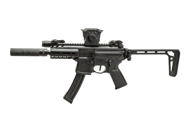 SIG Sauer ProForce Sportline MPX-K Airsoft AEG SMG Field Ready Combo V3 (Black)