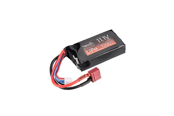 Tac 9 AC-221C LiPO 11.1V 1200mAH 30C Battery For PEQ-15 Box