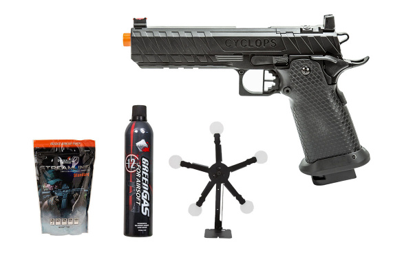 Texas Star Challenge Package #7 ft. Echo 1 CYCLOPS Gas Blowback Airsoft Pistol ( Black )