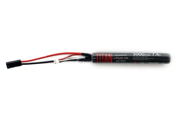 Titan 7.4v 3000mAh Lithium-ion Stick Battery Tamiya