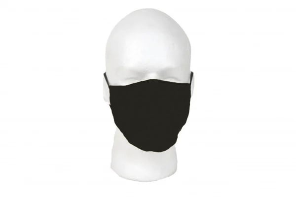 TMC REUSABLE FACE MASK W FILTER POCKET (BLACK)