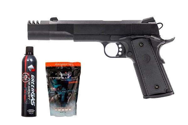 Vorsk Airsoft VP-X GBB Airsoft Pistol Starter Package (Black)