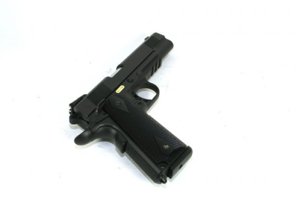 WE 1911 B Tactical GBB Airsoft Pistol ( Black )