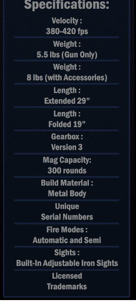 SIG552 specifications